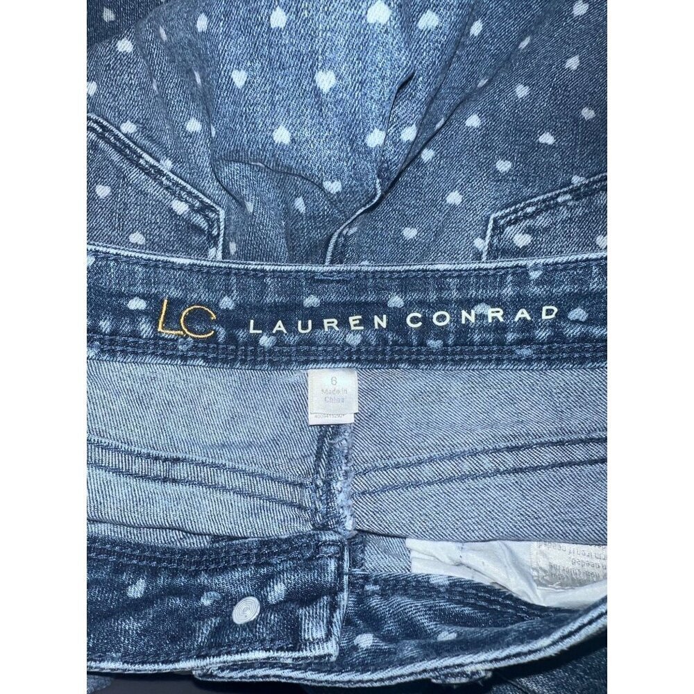 Lauren Conrad LC Women Hearts Skinny Jeans Size 6 - Picture 6 of 7